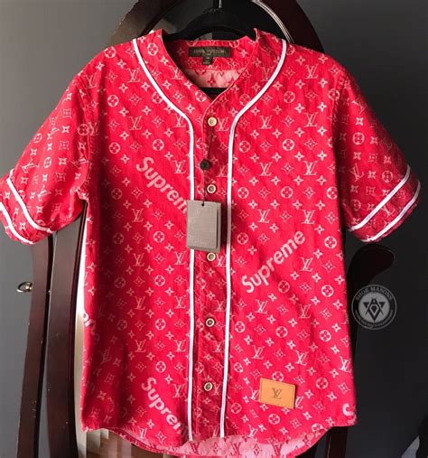 supreme baseball jersey louis vuitton|supreme and louis vuitton jumper.